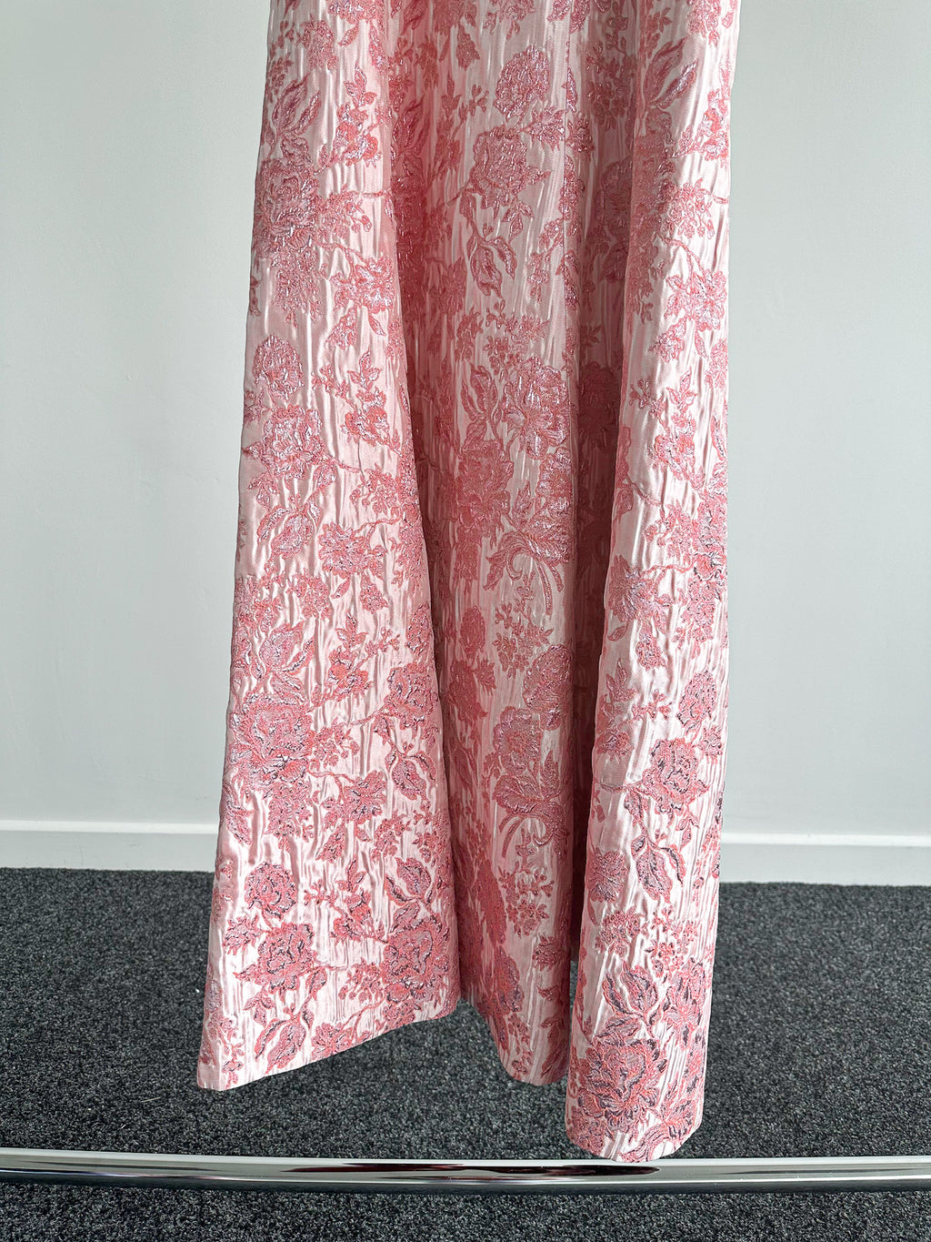 The Vampire's Wife Pink Glinda Floral Brocade - House Of Huntington