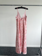 The Vampire's Wife Pink Glinda Floral Brocade - House Of Huntington