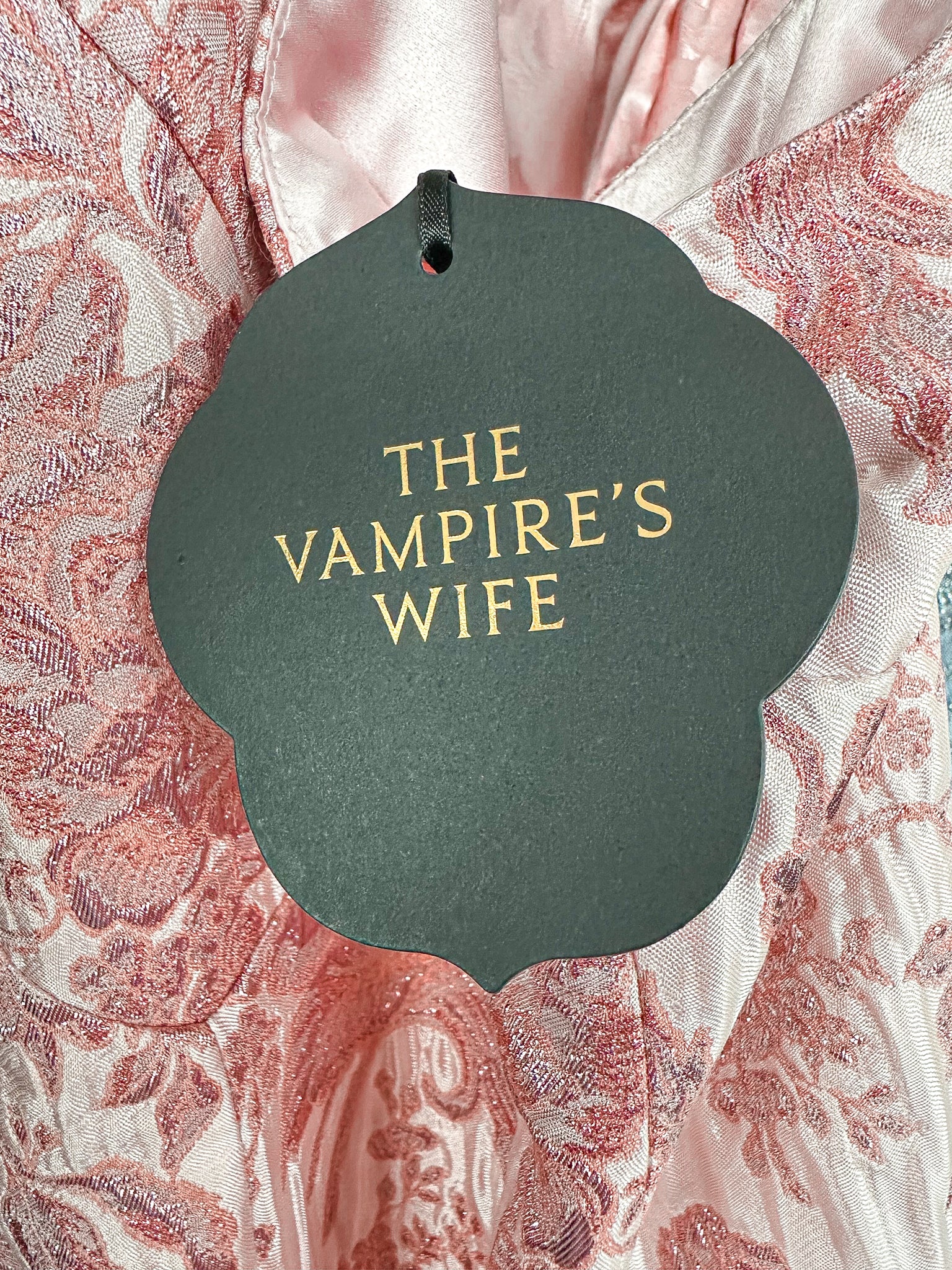 The Vampire's Wife Pink Glinda Floral Brocade - House Of Huntington