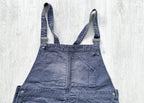 Nigel Cabourn Lybro Cotton Canvas Dungarees Navy Blue - House Of Huntington
