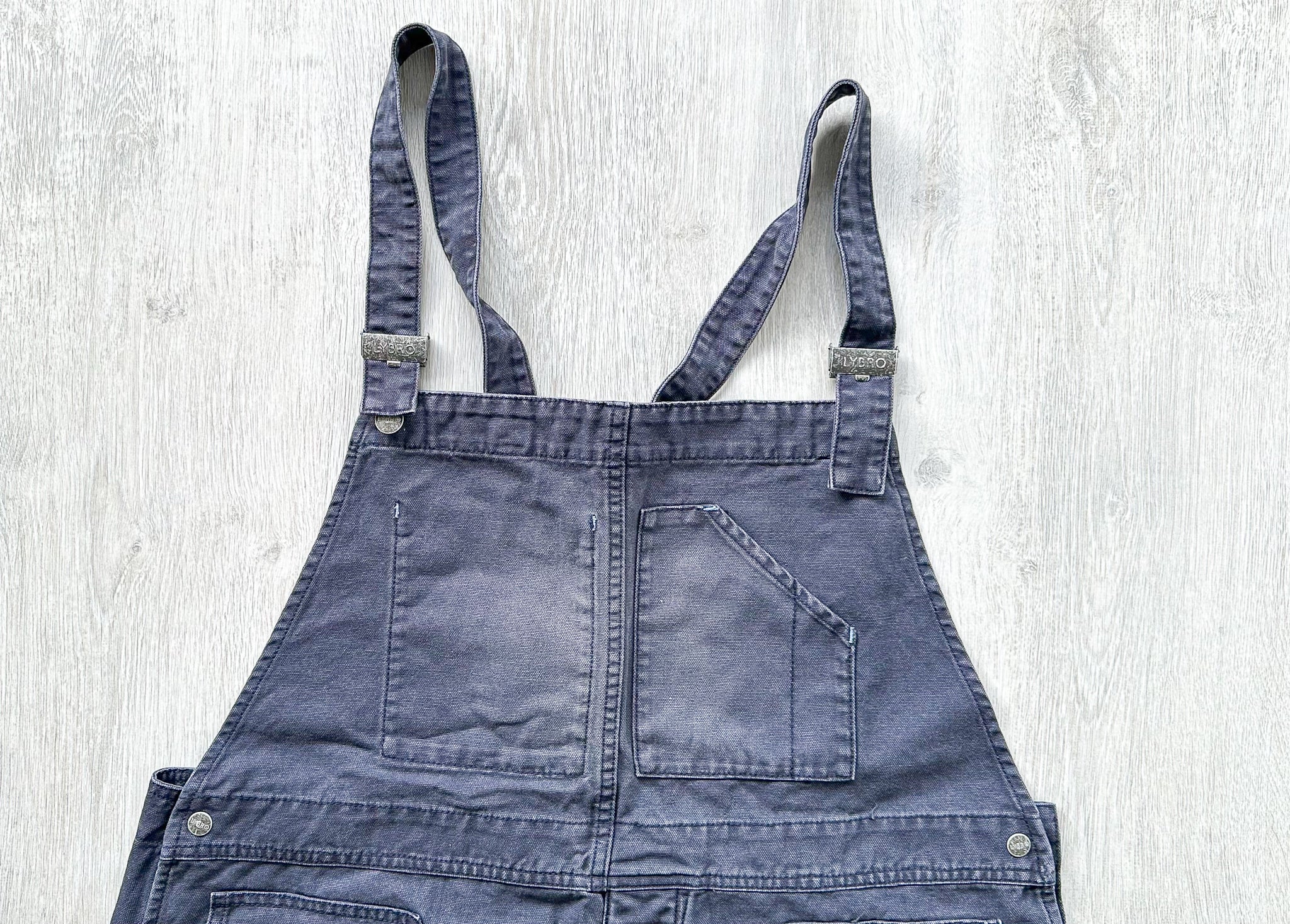 Nigel Cabourn Lybro Cotton Canvas Dungarees Navy Blue - House Of Huntington