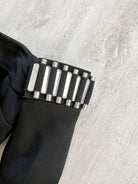 DAVID KOMA Black Embellished Detail Off Shoulder Long Sleeve Dress - House Of Huntington