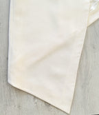 DAVID KOMA White One Shoulder High Leg Cut Button Detail Crepe Midi Dress - House Of Huntington