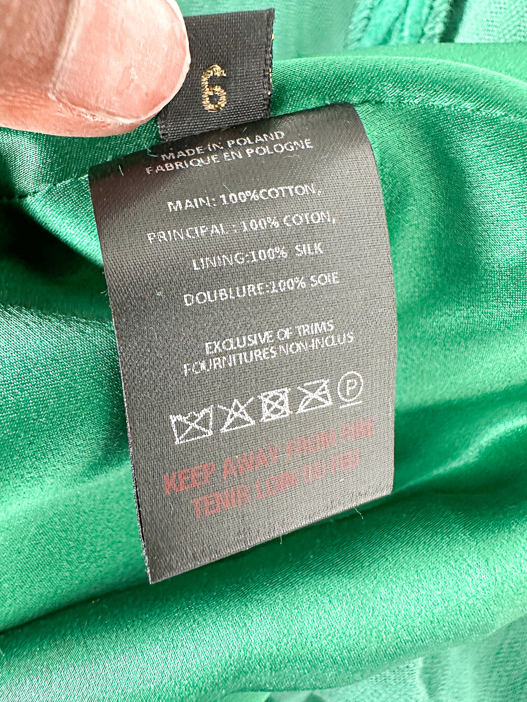 The Vampire's Wife Emerald Green Festival Jumbo Cord Day Length Dress - House Of Huntington