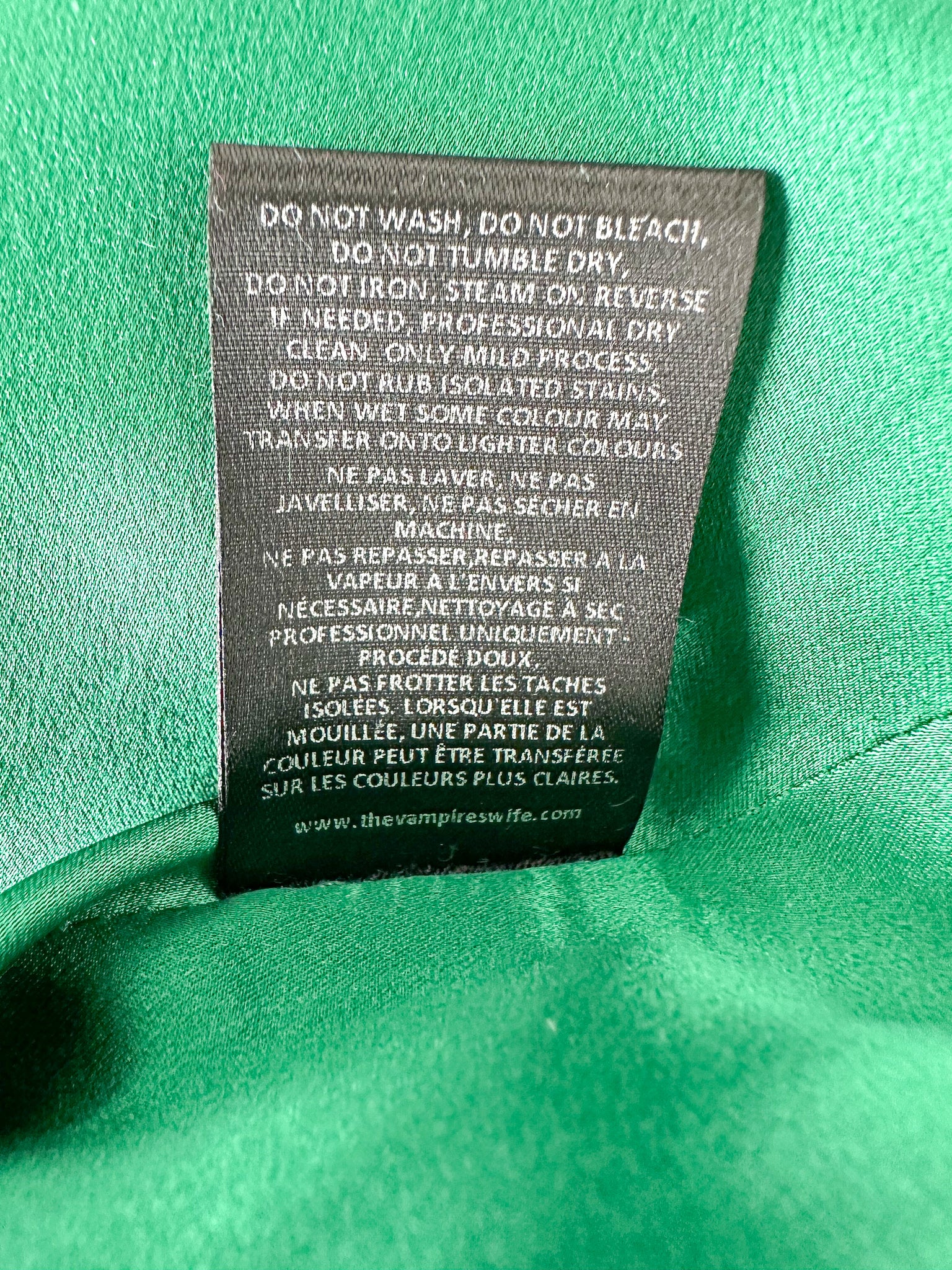 The Vampire's Wife Emerald Green Festival Jumbo Cord Day Length Dress - House Of Huntington