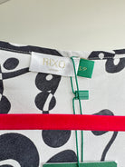 Rixo London Celeste Psychedelic Monochrome Klimt Silk Summer Mini Dress - House Of Huntington