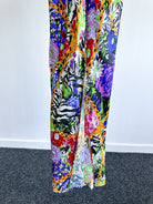 Rixo London Madonna Silk Floral Chain Mixed Satin Wrap Dress - House Of Huntington