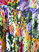 Rixo London Madonna Silk Floral Chain Mixed Satin Wrap Dress - House Of Huntington