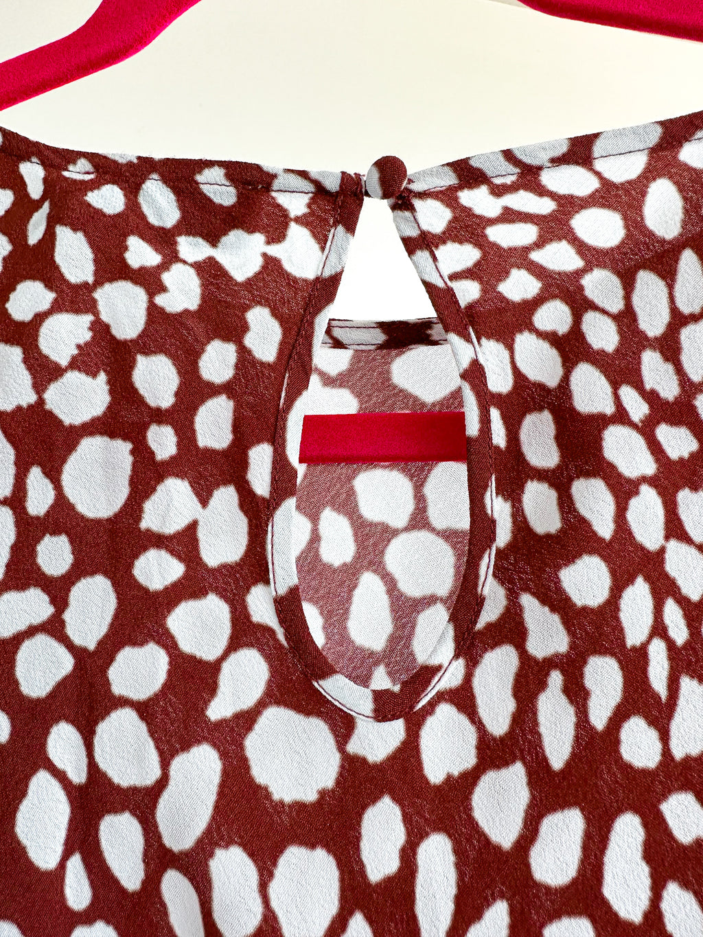 Rixo London Jess Spotted Puff Sleeve Brown Summer Maxi Dress - House Of Huntington