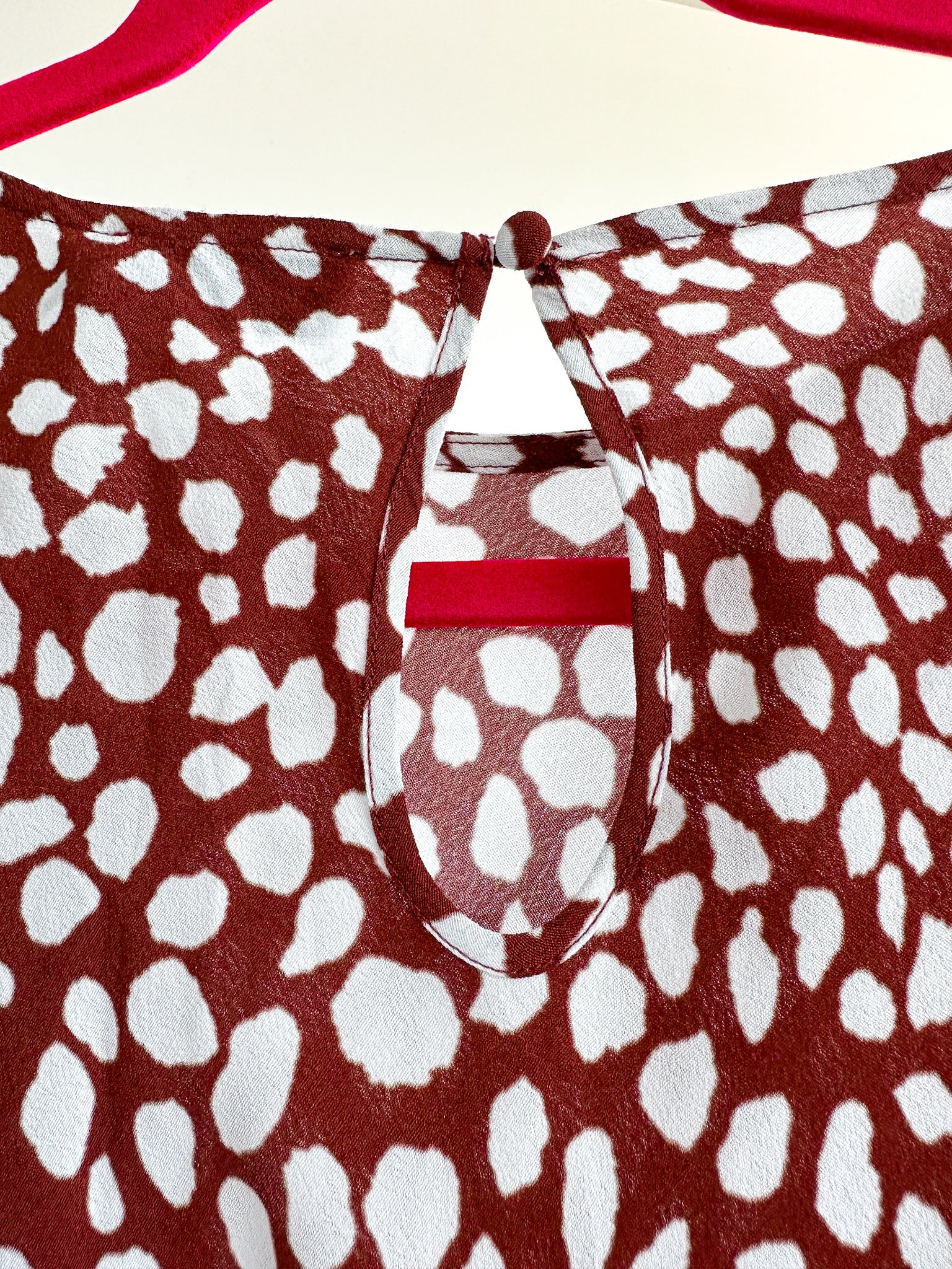 Rixo London Jess Spotted Puff Sleeve Brown Summer Maxi Dress - House Of Huntington