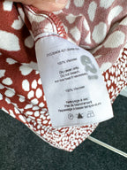 Rixo London Jess Spotted Puff Sleeve Brown Summer Maxi Dress - House Of Huntington