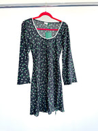 Rixo London Celeste Silk Ditsy Floral Print Summer Mini Dress - House Of Huntington