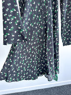 Rixo London Celeste Silk Ditsy Floral Print Summer Mini Dress - House Of Huntington