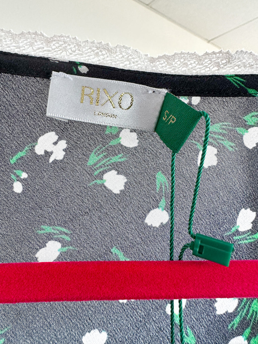 Rixo London Celeste Silk Ditsy Floral Print Summer Mini Dress - House Of Huntington