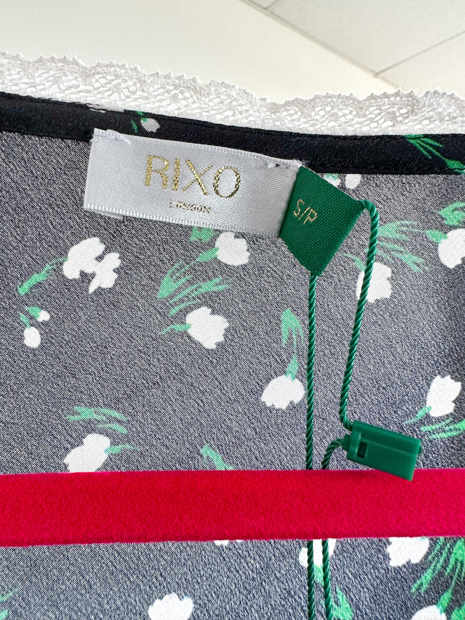 Rixo London Celeste Silk Ditsy Floral Print Summer Mini Dress - House Of Huntington