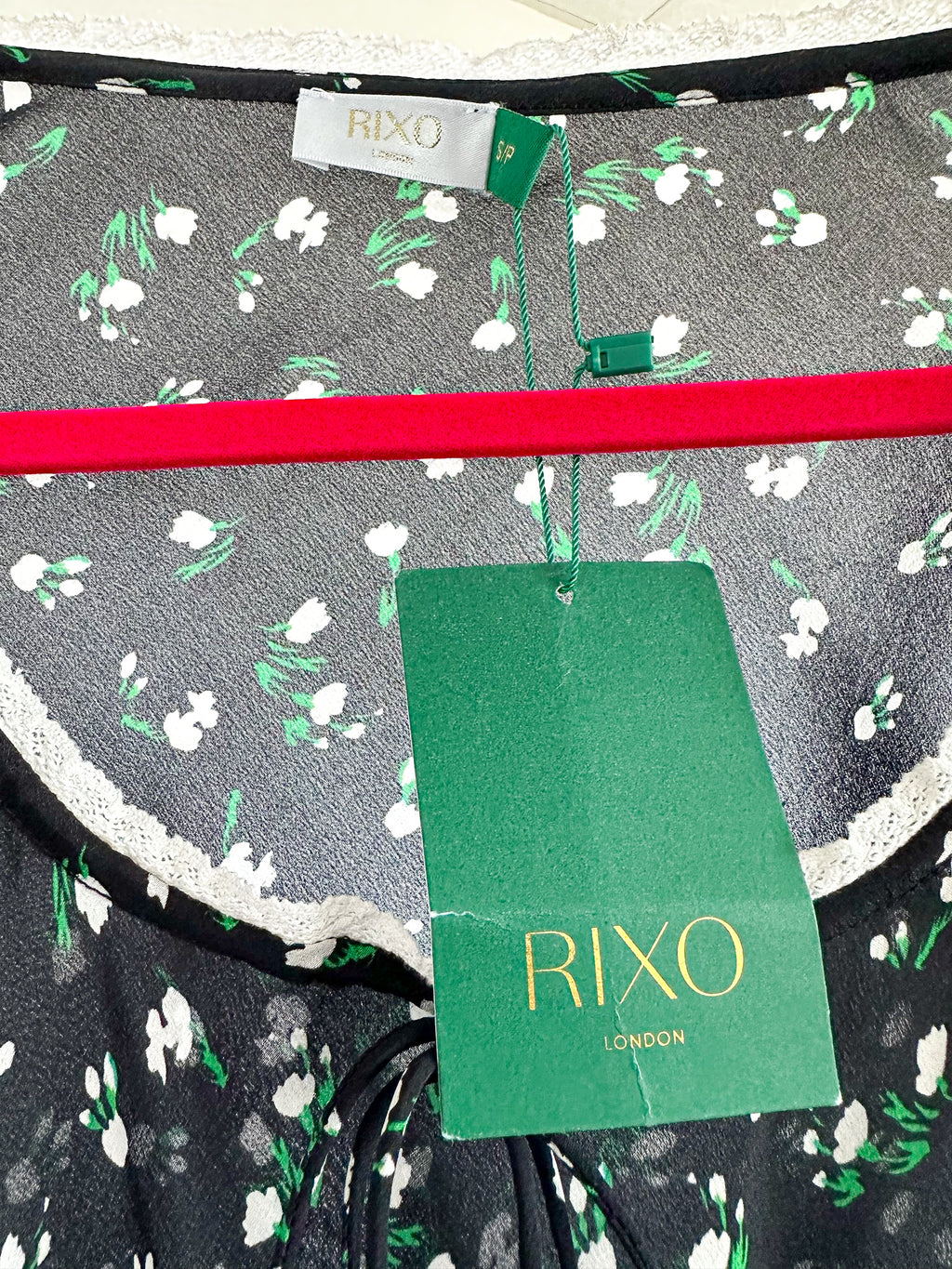 Rixo London Celeste Silk Ditsy Floral Print Summer Mini Dress - House Of Huntington