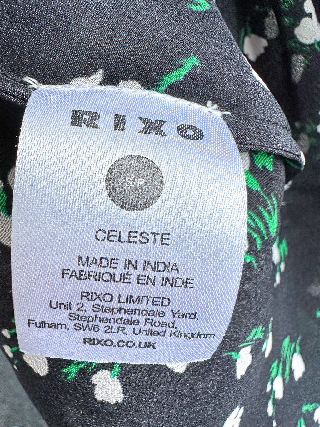 Rixo London Celeste Silk Ditsy Floral Print Summer Mini Dress - House Of Huntington