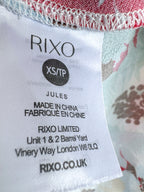Rixo London Jules Poppies Floral Print Button Front V-Neck Summer Mini Dress - House Of Huntington