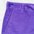 Drake's Purple Needle Cord Cotton Corduroy Chino Shorts - House Of Huntington