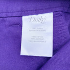 Drake's Purple Needle Cord Cotton Corduroy Chino Shorts - House Of Huntington