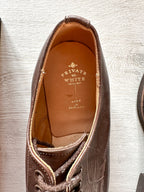 Private White V.C Brown Leather Derby Shoes - House Of Huntington