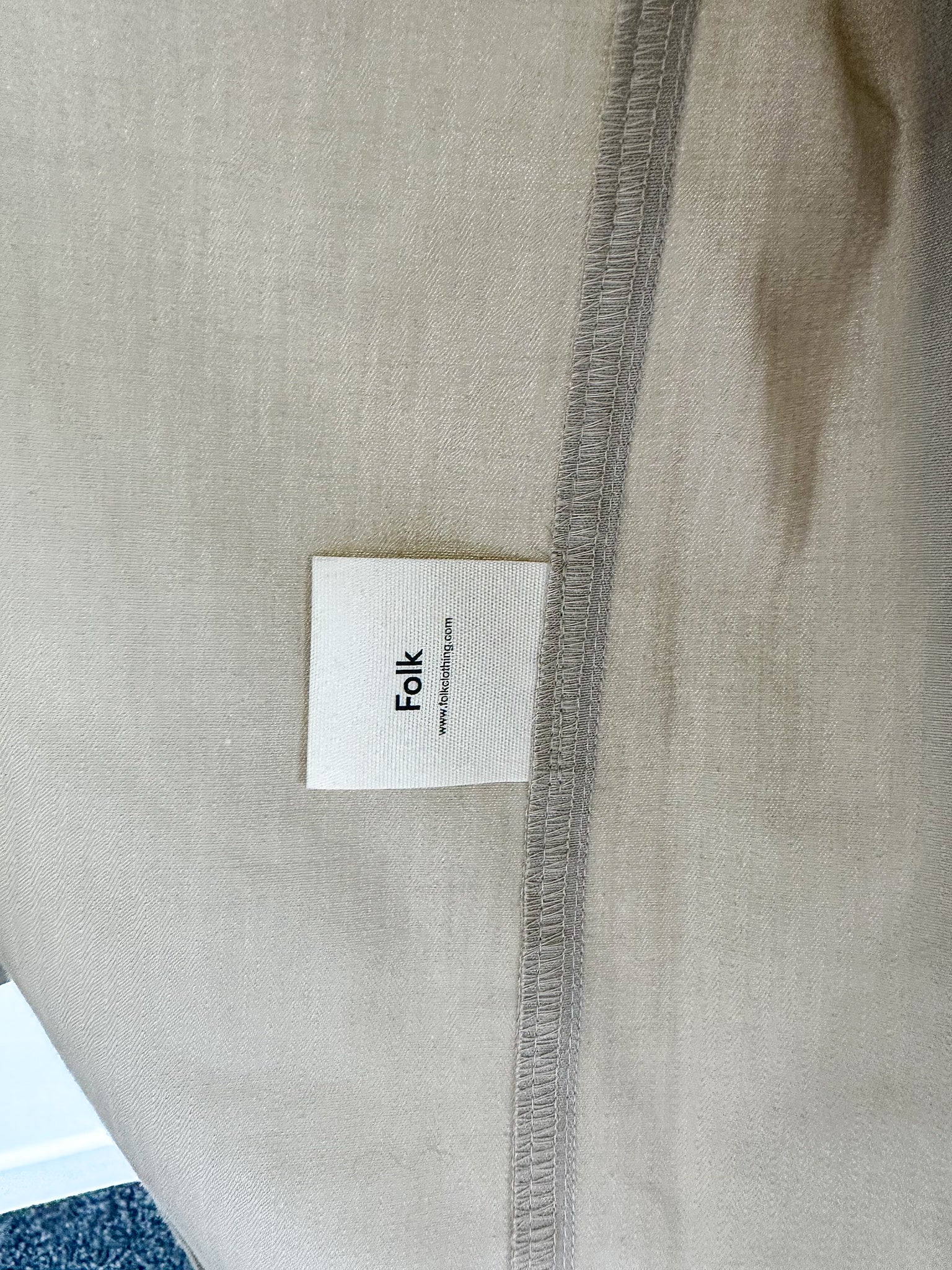 Folk Mens Beige Herringbone Workwear Blazer Jacket - House Of Huntington