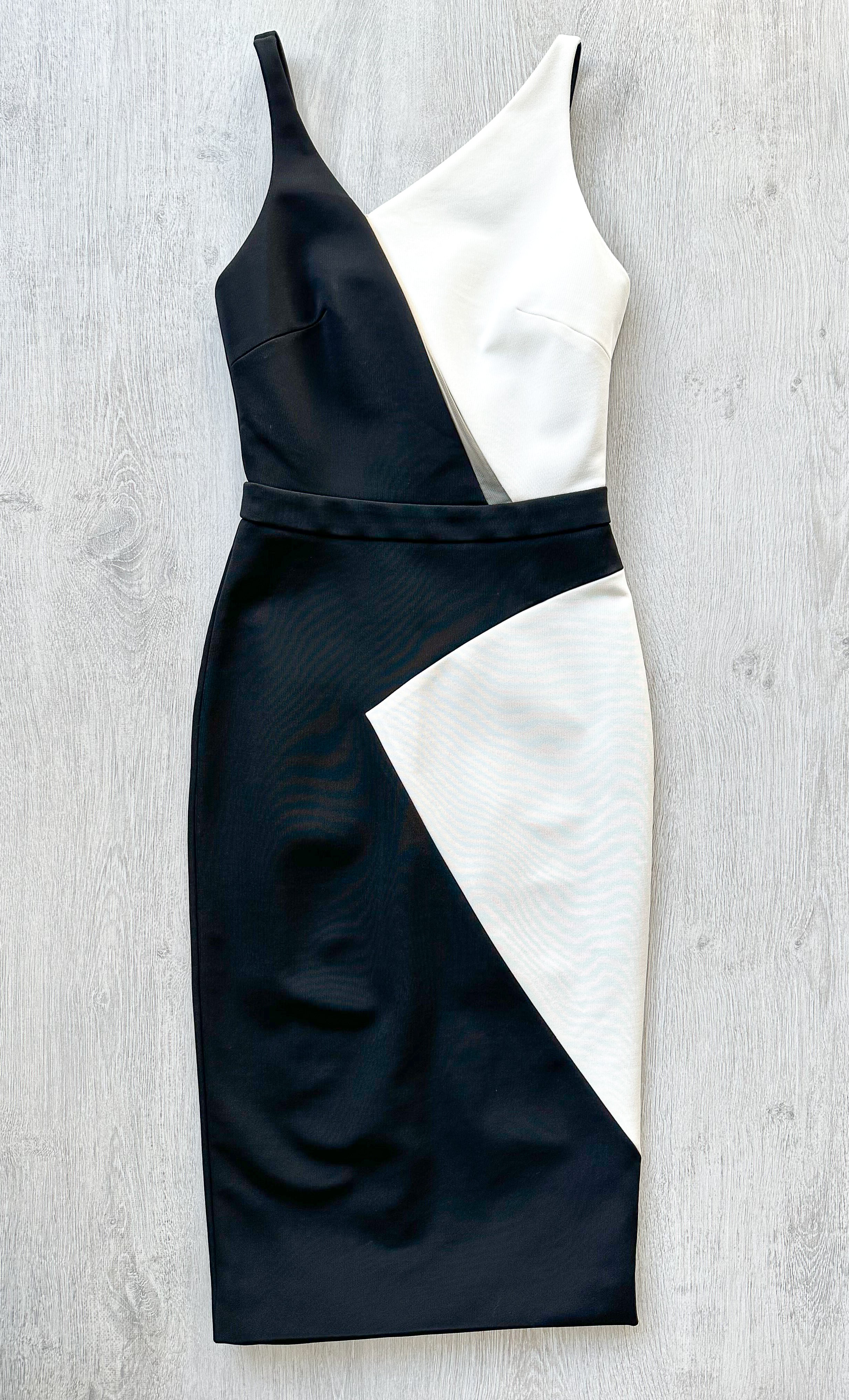 ديفيد كوما أحادية اللون أسود أبيض بلا أكمام شبكة التفاصيل قلم رصاص اللباس