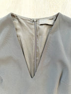 DAVID KOMA Black V-Neck Long Sequinned Sleeved Mini Dress - House Of Huntington