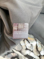 DAVID KOMA Black V-Neck Long Sequinned Sleeved Mini Dress - House Of Huntington