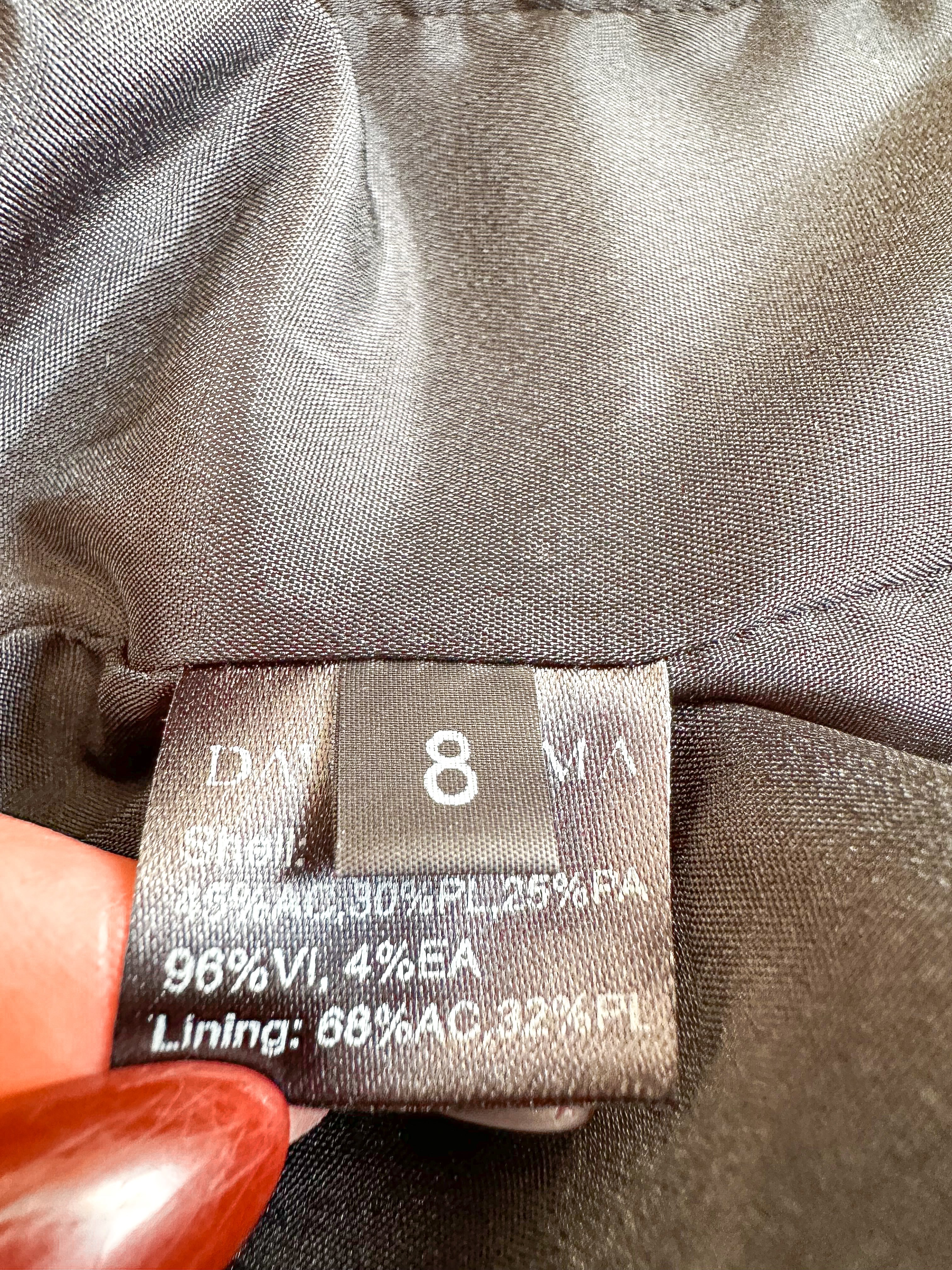 DAVID KOMA Black Animal Print Lace Long Sleeve Mini Black Dress - House Of Huntington