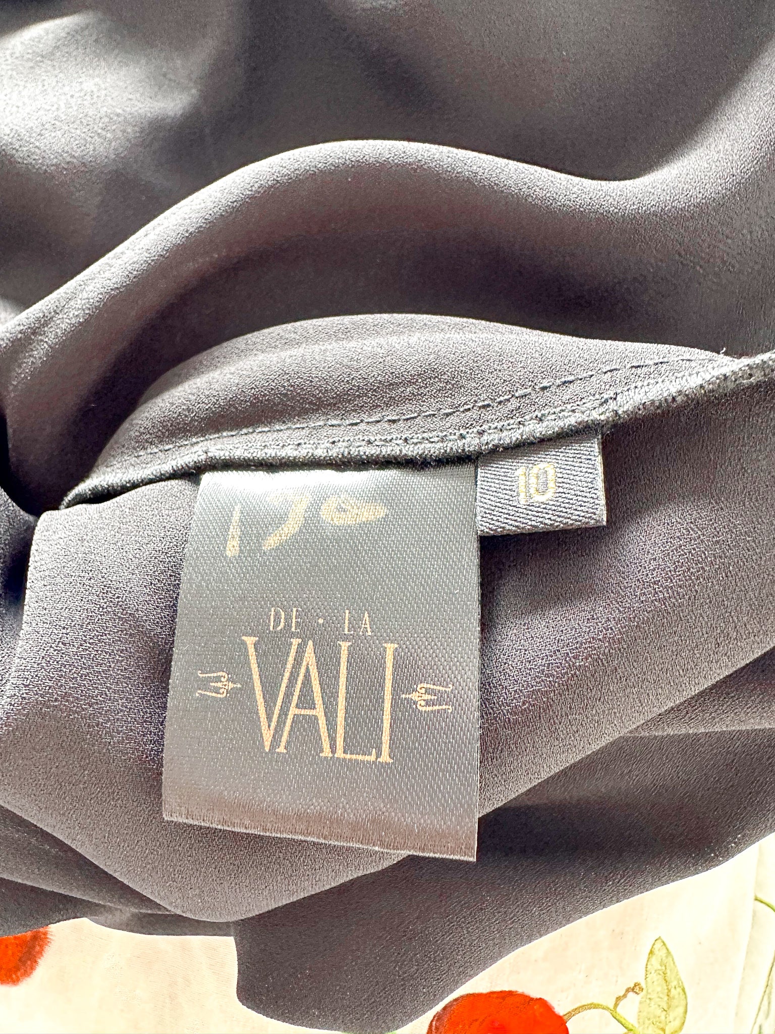 De La Vali Floral Chiffon Ruffle Cut-Out Olive Green Art Deco Mini Dress