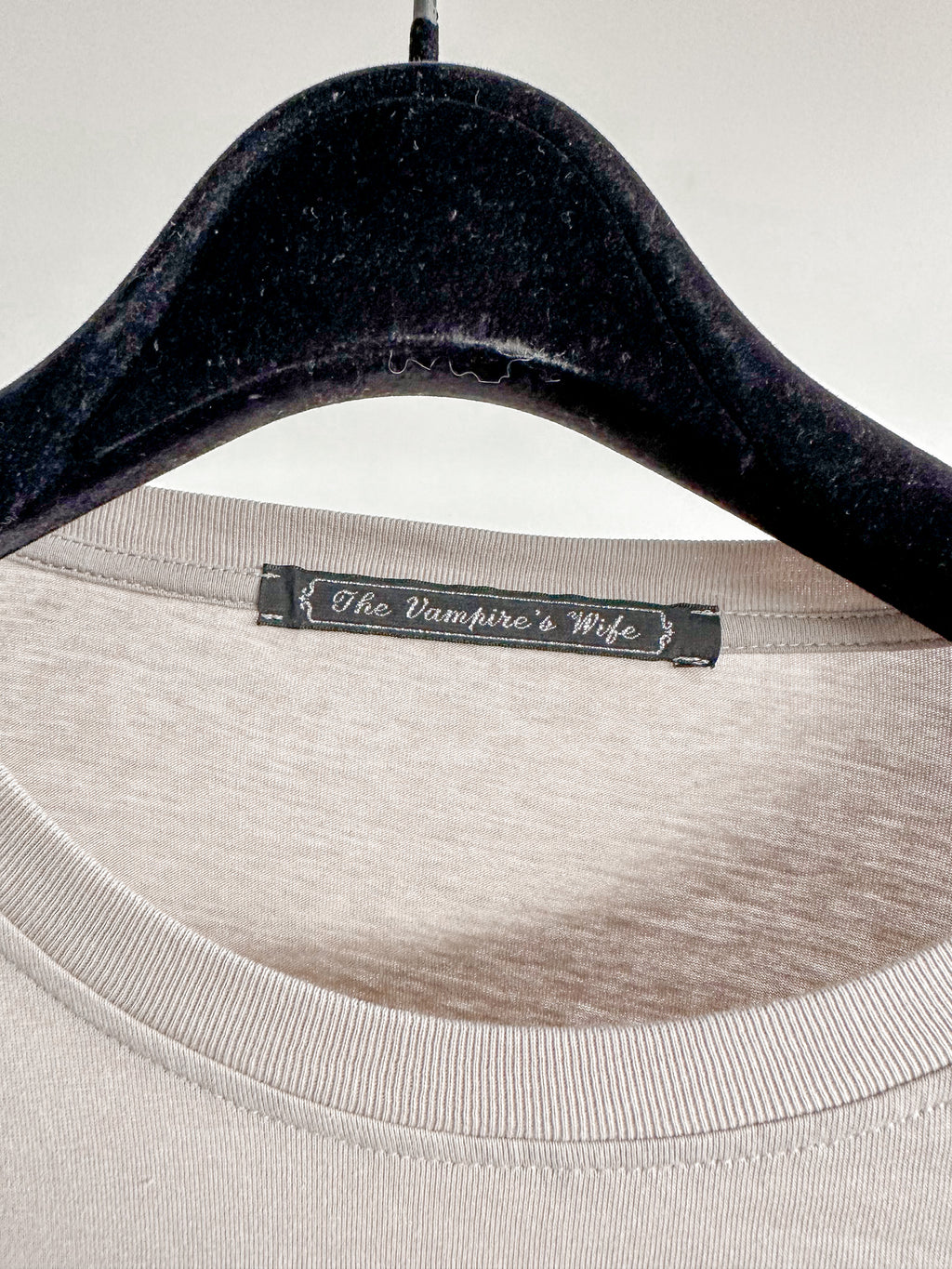 The Vampire's Wife Grey Organic Cotton Tee T-Shirt - House Of Huntington