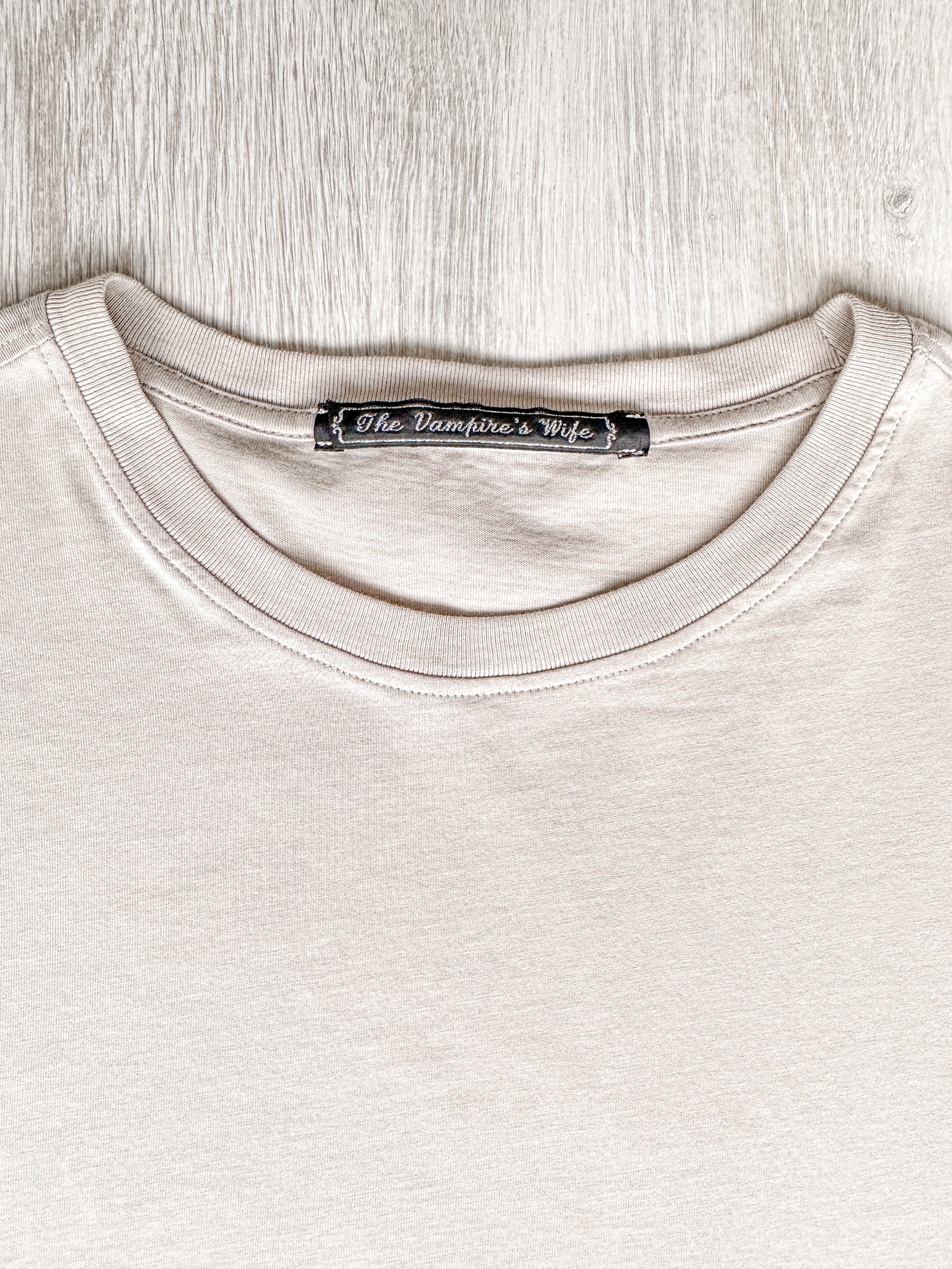 The Vampire's Wife Grey Organic Cotton Tee T-Shirt - House Of Huntington