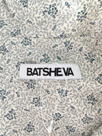 Batsheva Fifi gestuftes Minikleid mit Blumenrüschen