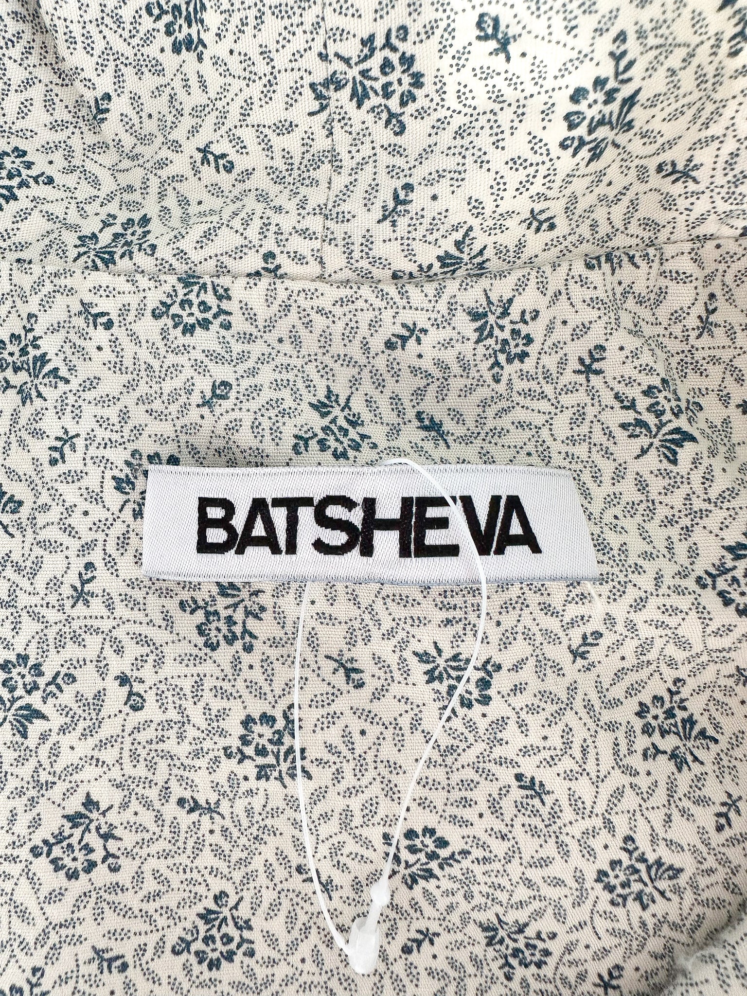 Batsheva Fifi gestuftes Minikleid mit Blumenrüschen