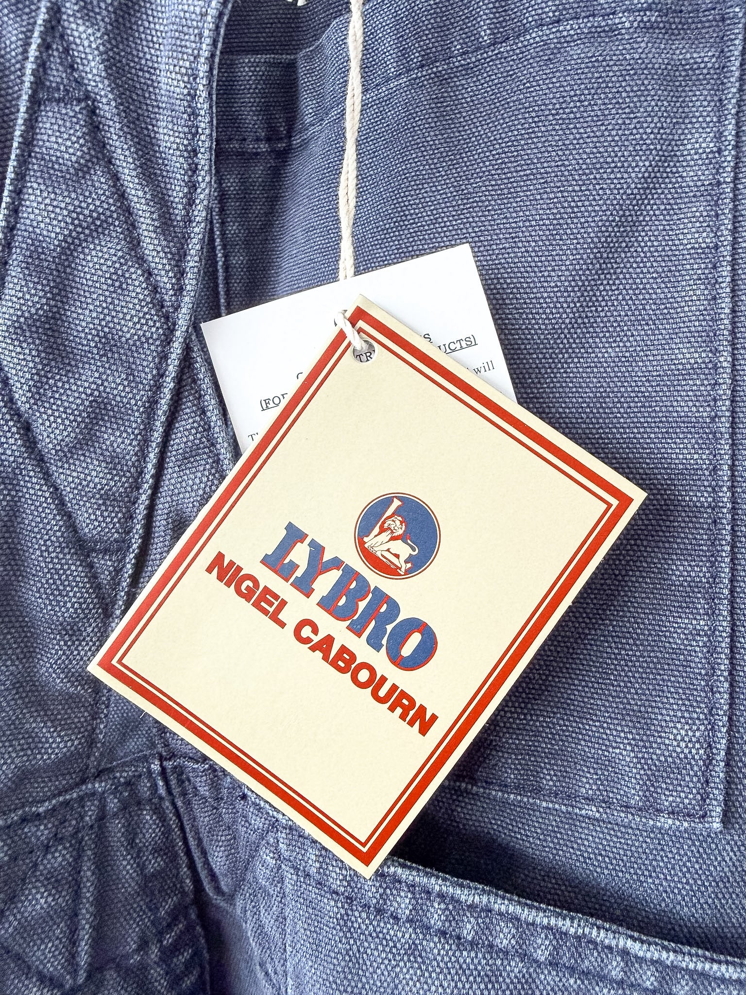 Nigel Cabourn Lybro Cotton Canvas Dungarees In Navy – House Of