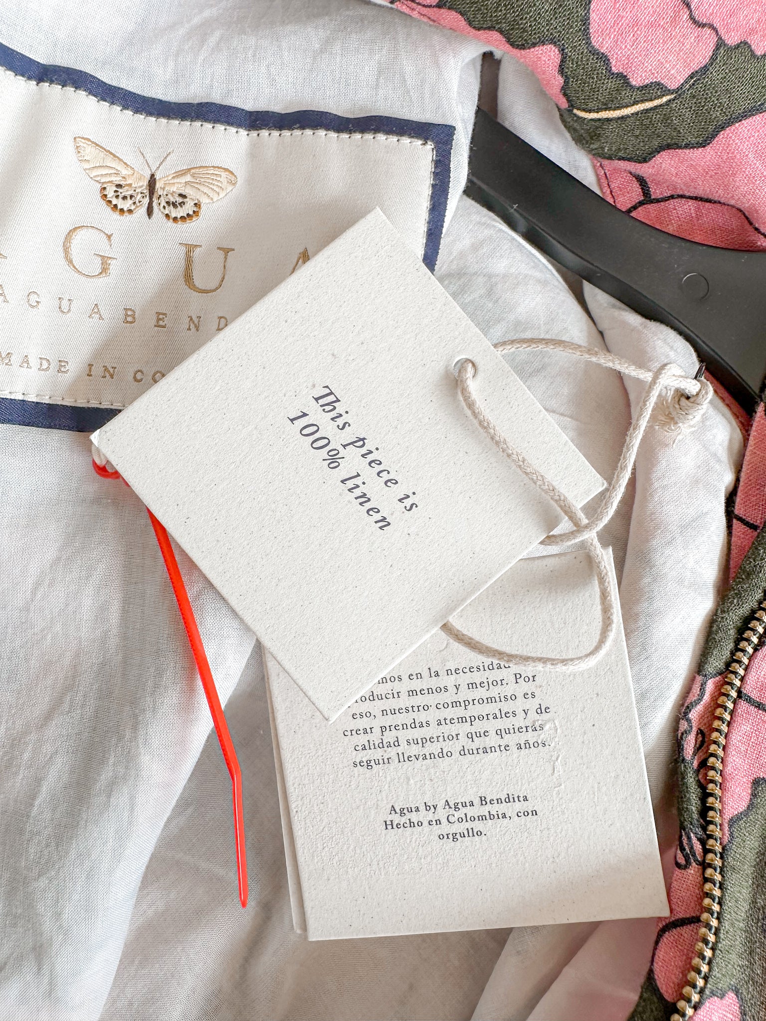 Agua by Agua Bendita Guaba Ruched Floral-Print Linen Mini Dress