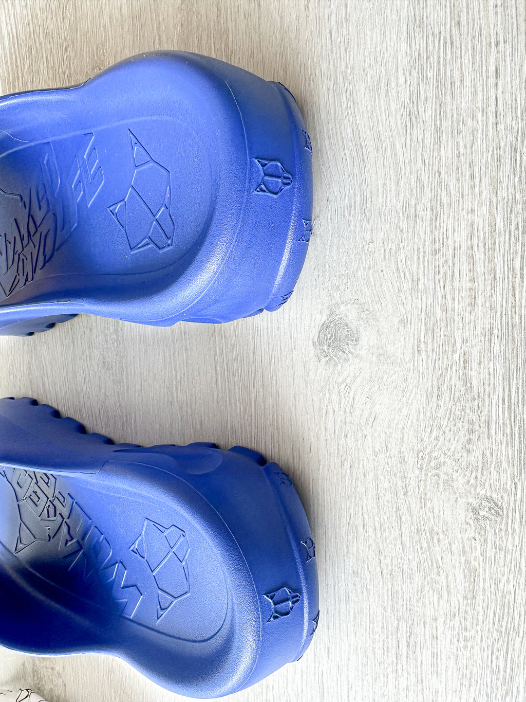 NAKED WOLFE Cobalt Blue Tommy Waterproof Sandals Slide - House Of Huntington