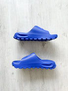 NAKED WOLFE Cobalt Blue Tommy Waterproof Sandals Slide - House Of Huntington