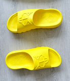 NAKED WOLFE Yellow Tommy Waterproof Sandals Slide - House Of Huntington