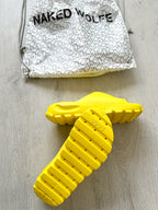 NAKED WOLFE Yellow Tommy Waterproof Sandals Slide - House Of Huntington