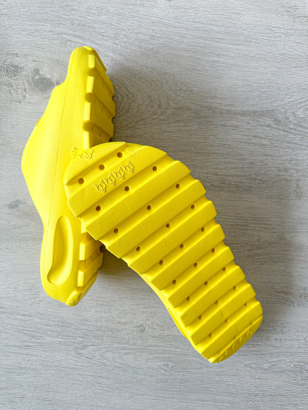 NAKED WOLFE Yellow Tommy Waterproof Sandals Slide - House Of Huntington