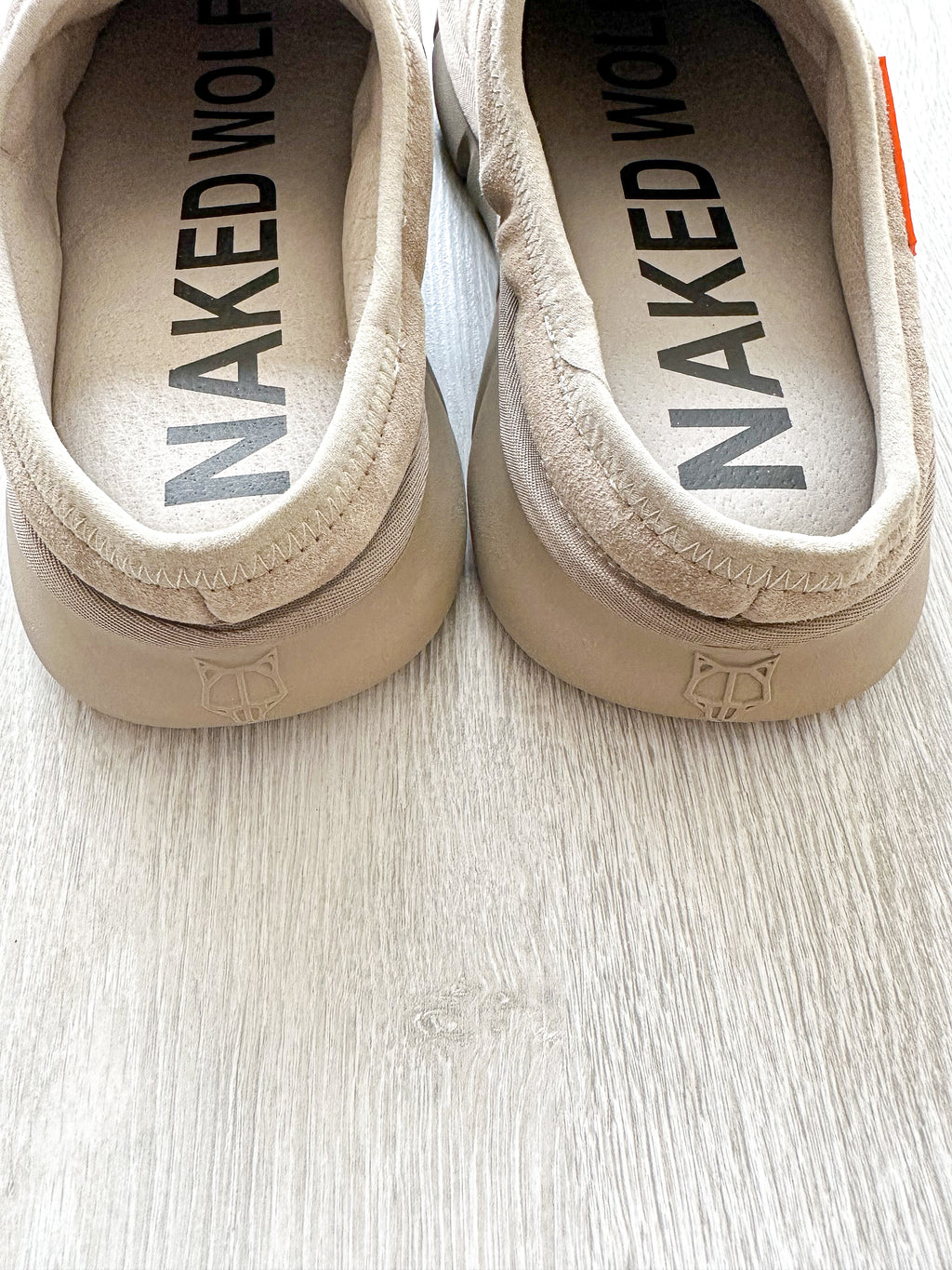 NAKED WOLFE Montana Suede Taupe Sandals Slide - House Of Huntington