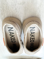 NAKED WOLFE Montana Suede Taupe Sandals Slide - House Of Huntington