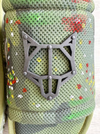 NAKED WOLFE Vegas Logo Embossed Mesh Army Camo Sandals Slide - House Of Huntington