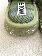 NAKED WOLFE Vegas Logo Embossed Mesh Army Camo Sandals Slide - House Of Huntington