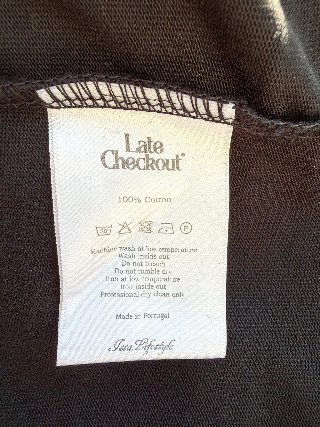 Late Checkout Black Room Service Tee Shirt