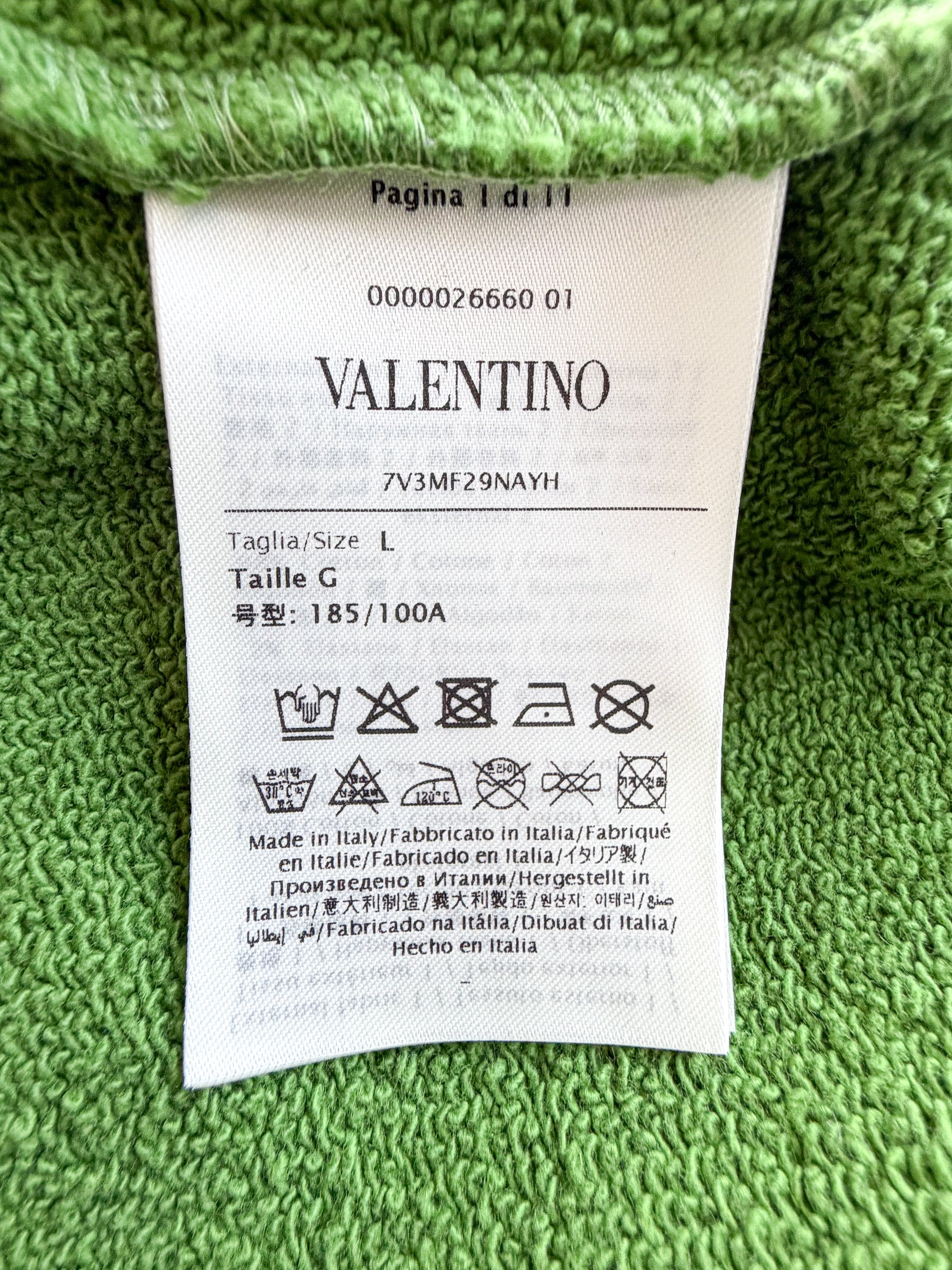 Valentino Chez Valentino Patch Crewneck Cotton-Jersey Sweatshirt