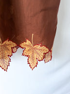 Bode Harvest Floor Short Shirt Brown