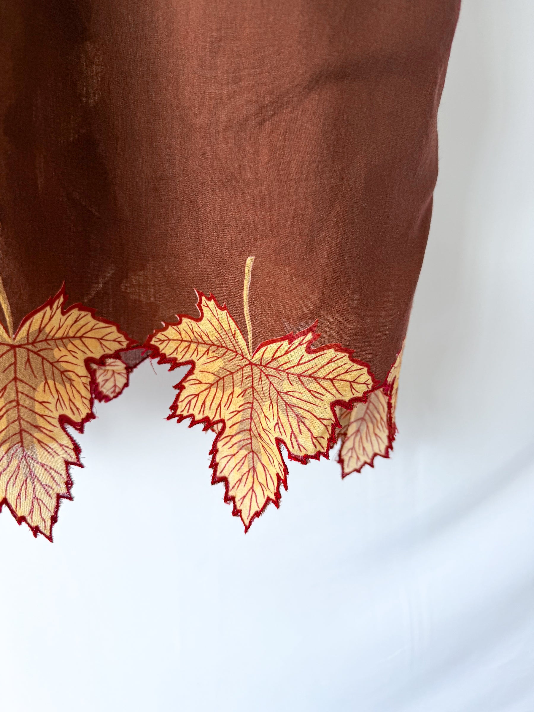 Bode Harvest Floor Short Shirt Brown